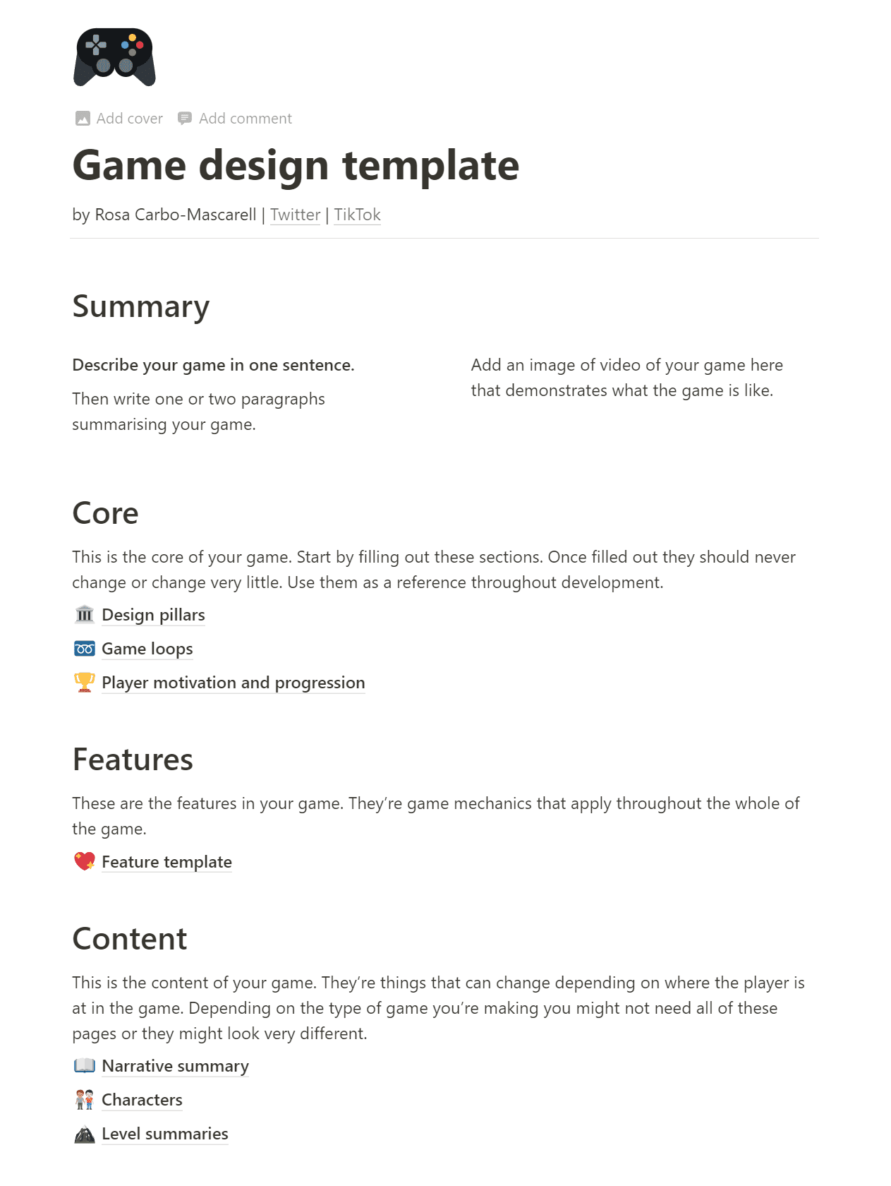 Разработка Game Design Document - Network Media